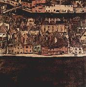 Egon Schiele Die kleine Stadt II. china oil painting reproduction